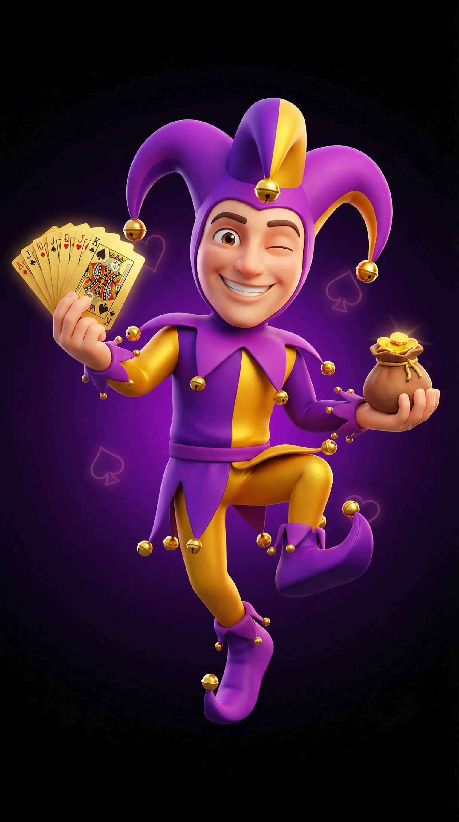 Mascote Joker do afun